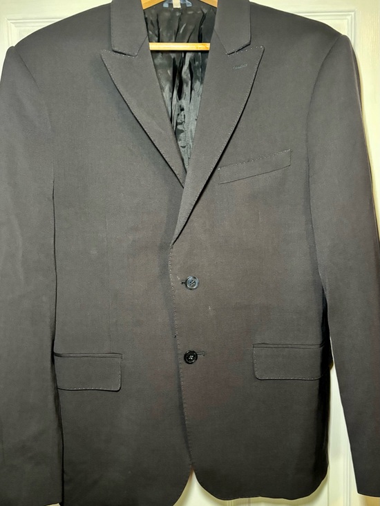 Other - Men's Black Blazer - Classic Two-Button Suit Jacket